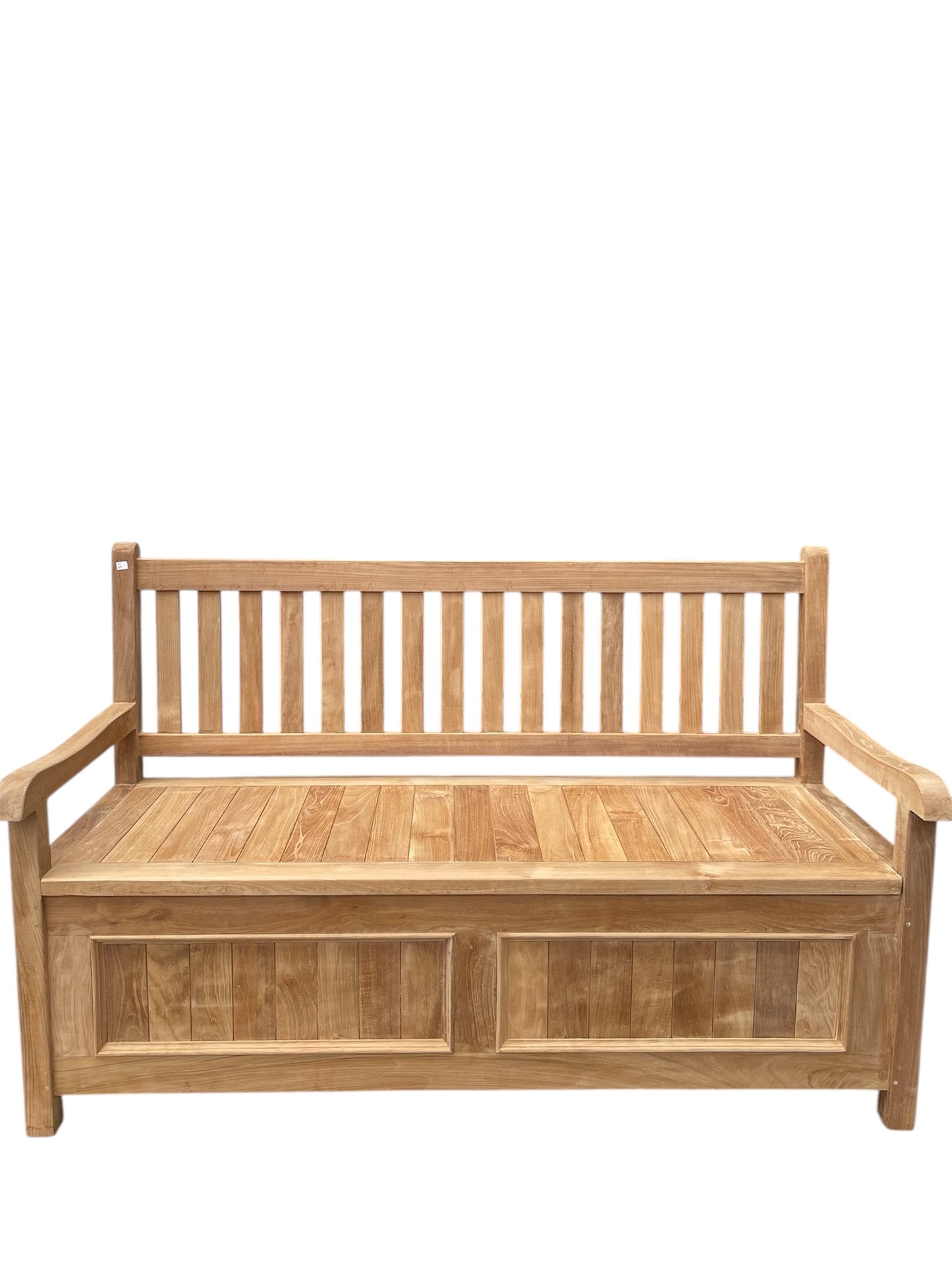 Teak box bench