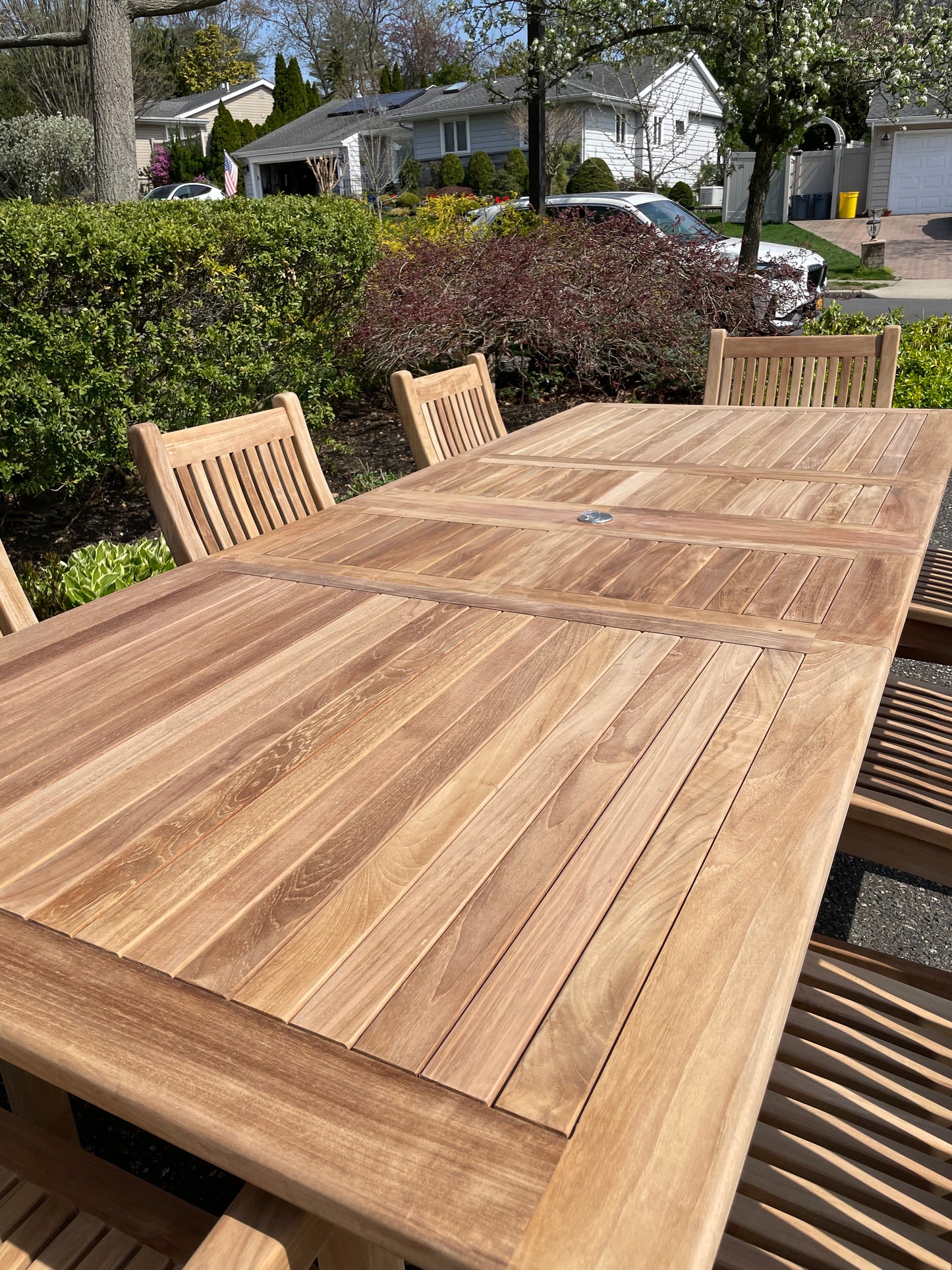 Rectangular double extending 9pc set.