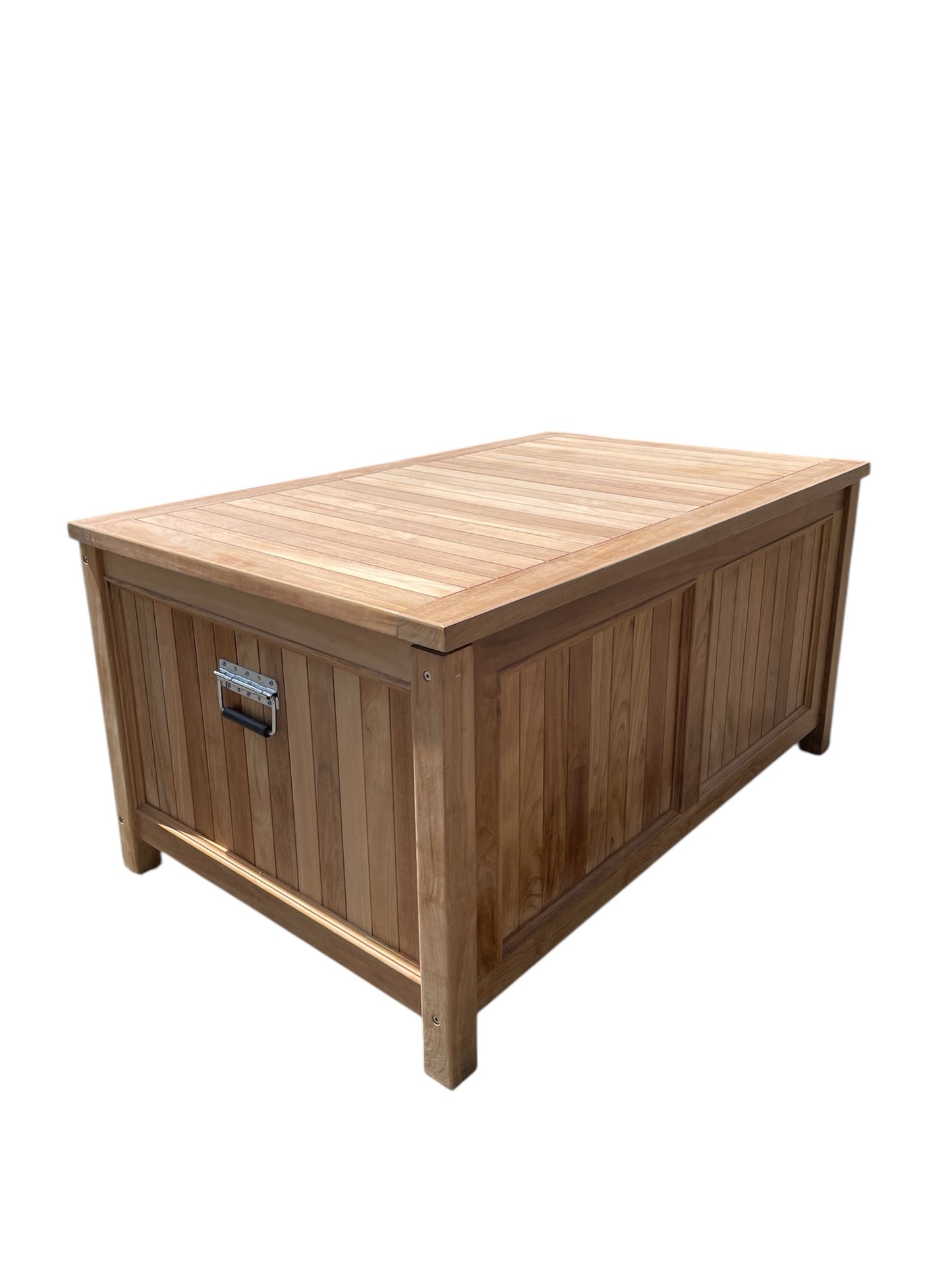 Teak storage box.