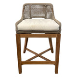 Woven counter stool