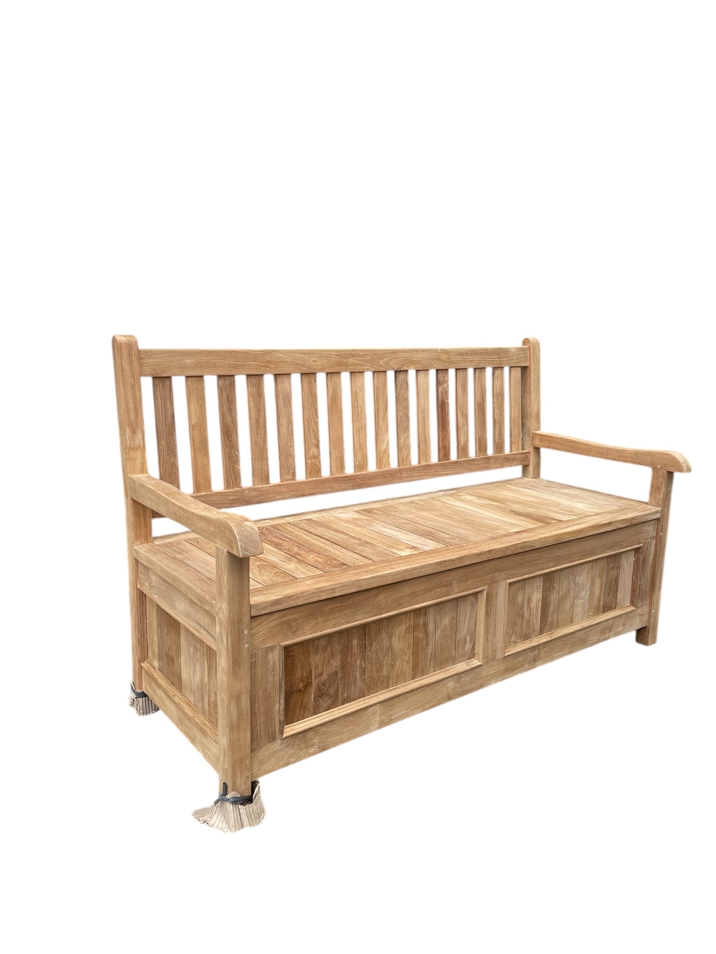 Teak box bench