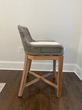 Woven counter stool