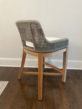 Woven counter stool